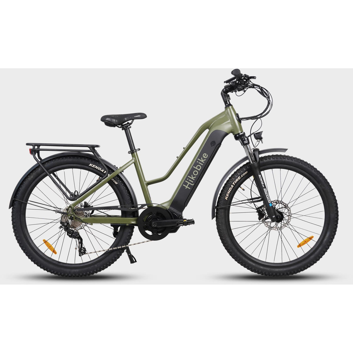 Hiko Rangler Electric Hybrid Bike 720Wh Battery Olive