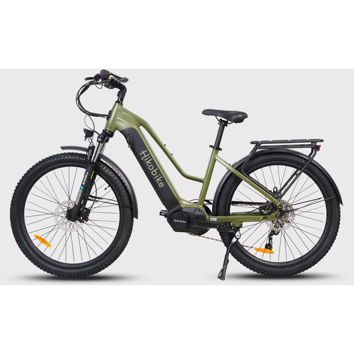 Hiko Rangler Electric Hybrid Bike 720Wh Battery Olive