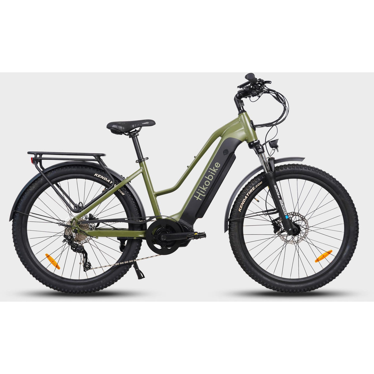 Hiko Rangler Electric Hybrid Bike 960Wh Battery Olive