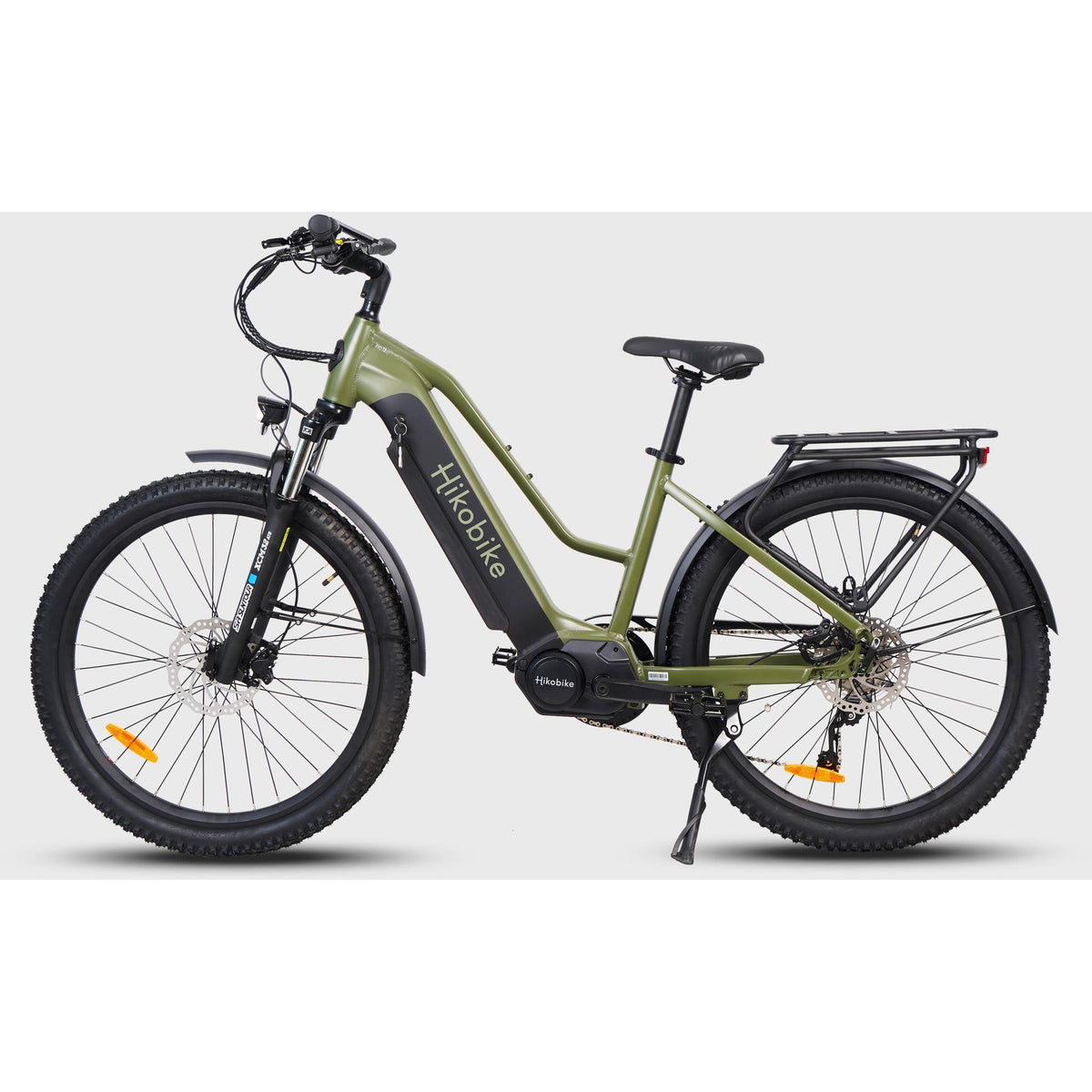 Hiko Rangler Electric Hybrid Bike 960Wh Battery Olive