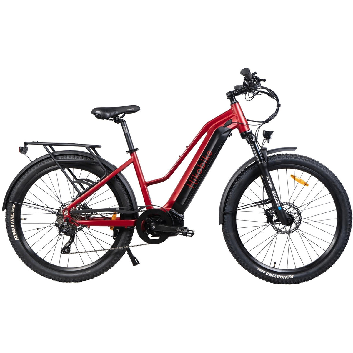 Hiko Rangler Electric Hybrid Bike 960Wh Battery Red