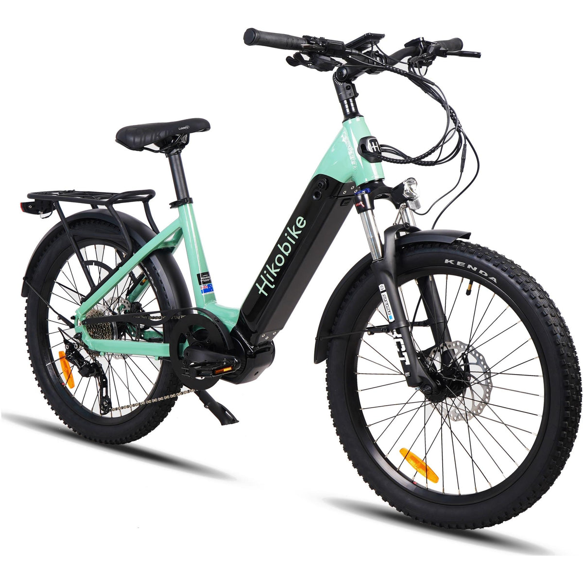 Hiko Swift 24" Electric Hybrid Bike 720Wh Battery Sage