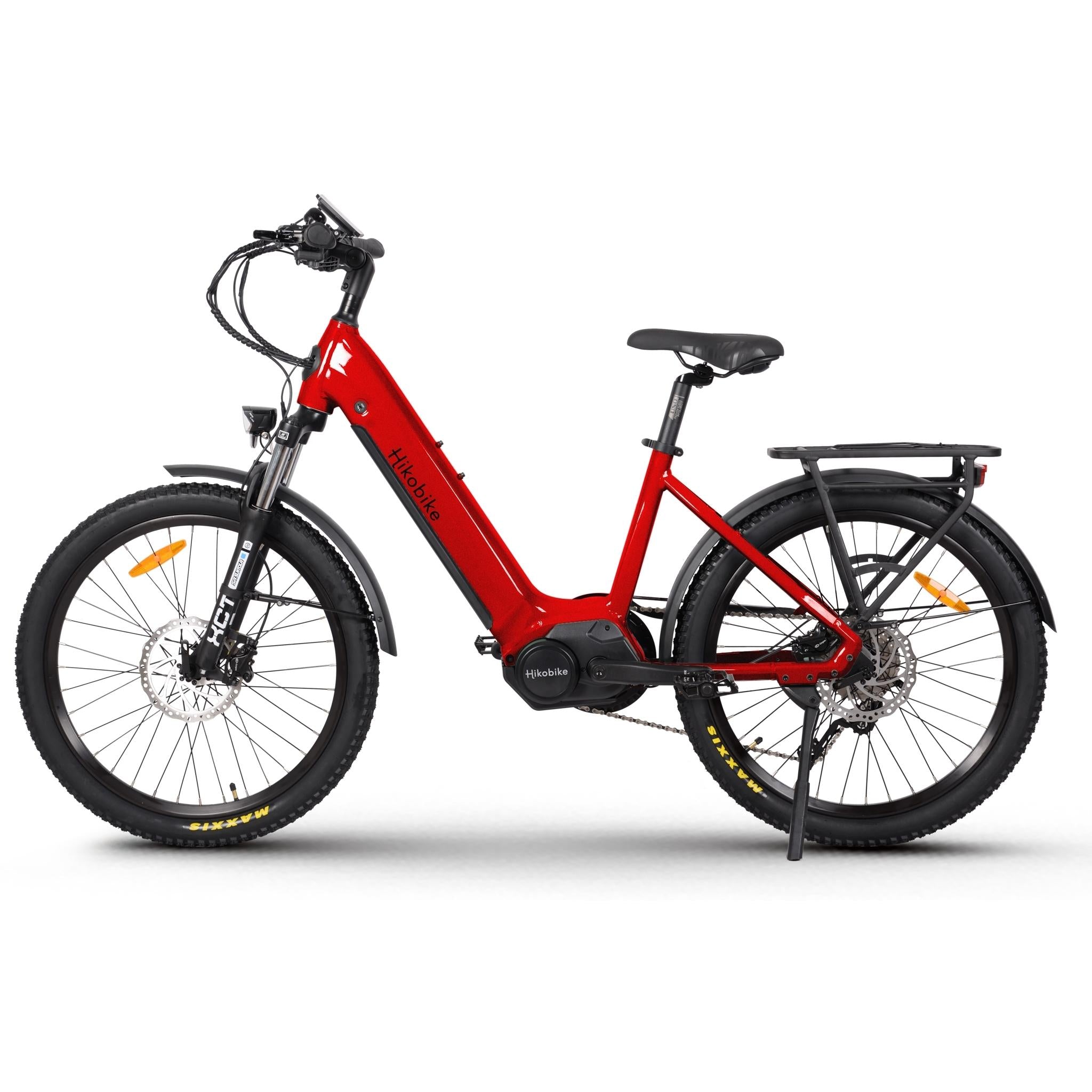 Hiko Swift 24" Electric Hybrid Bike Red