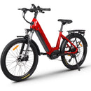 Hiko Swift 24" Electric Hybrid Bike Red