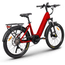 Hiko Swift 24" Electric Hybrid Bike Red