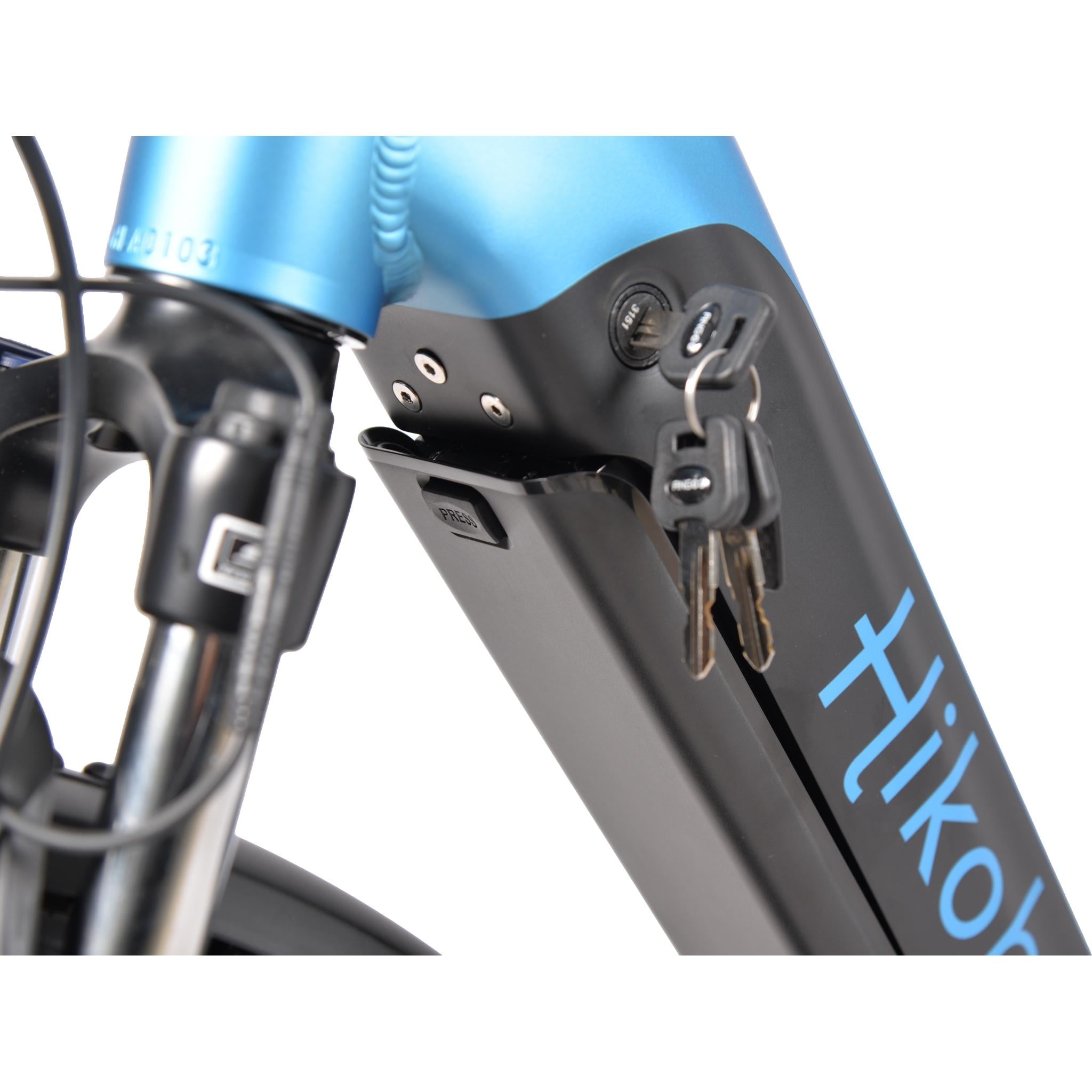 Hiko Vibe Electric Hybrid Bike 720Wh Battery Blue