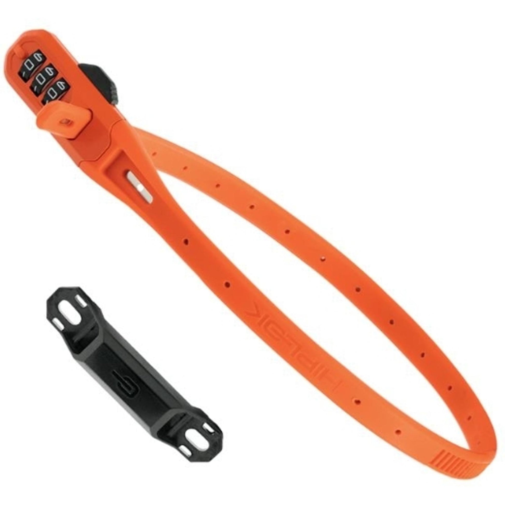 Hiplok Z-Lok Combo V2 45cm with Bracket Orange