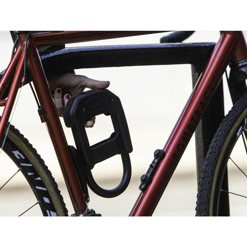 Hiplok DX Key D-Lock with Frame Clip Black