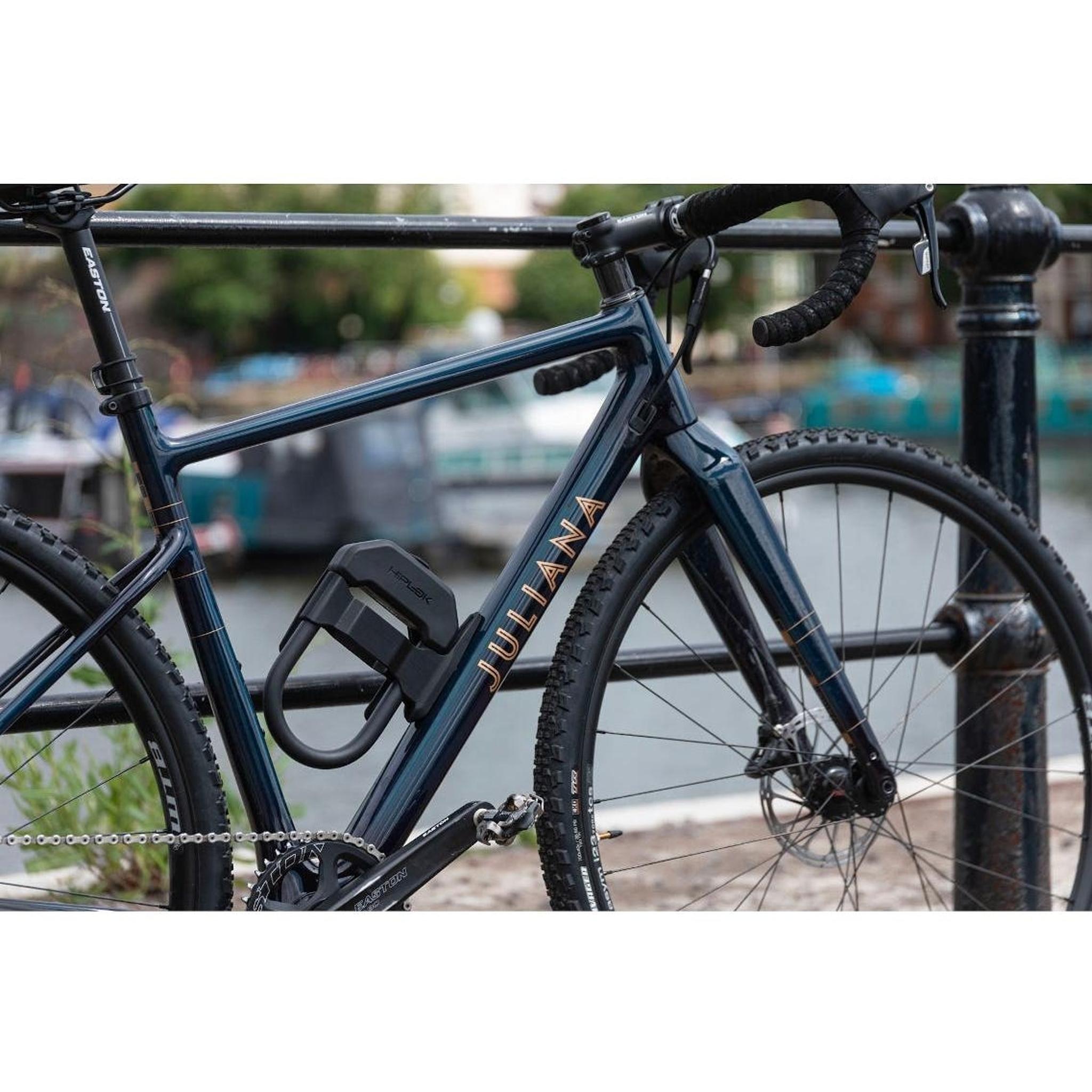 Hiplok DX Key D-Lock with Frame Clip Black