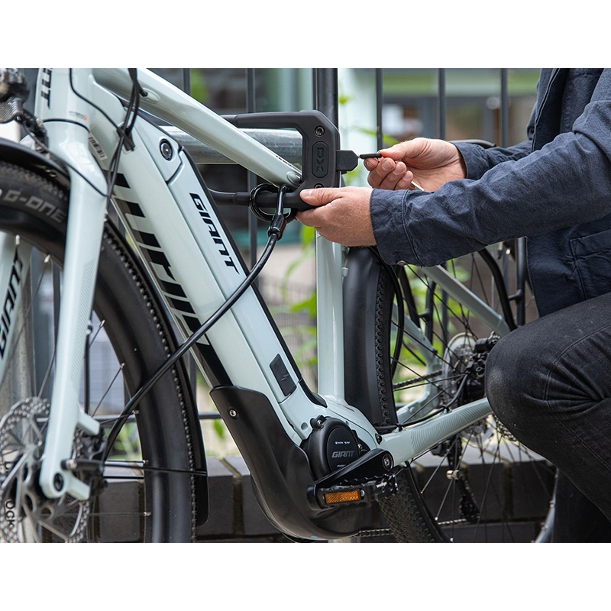 Hiplok DX Key U-Lock + 2m Cable Black