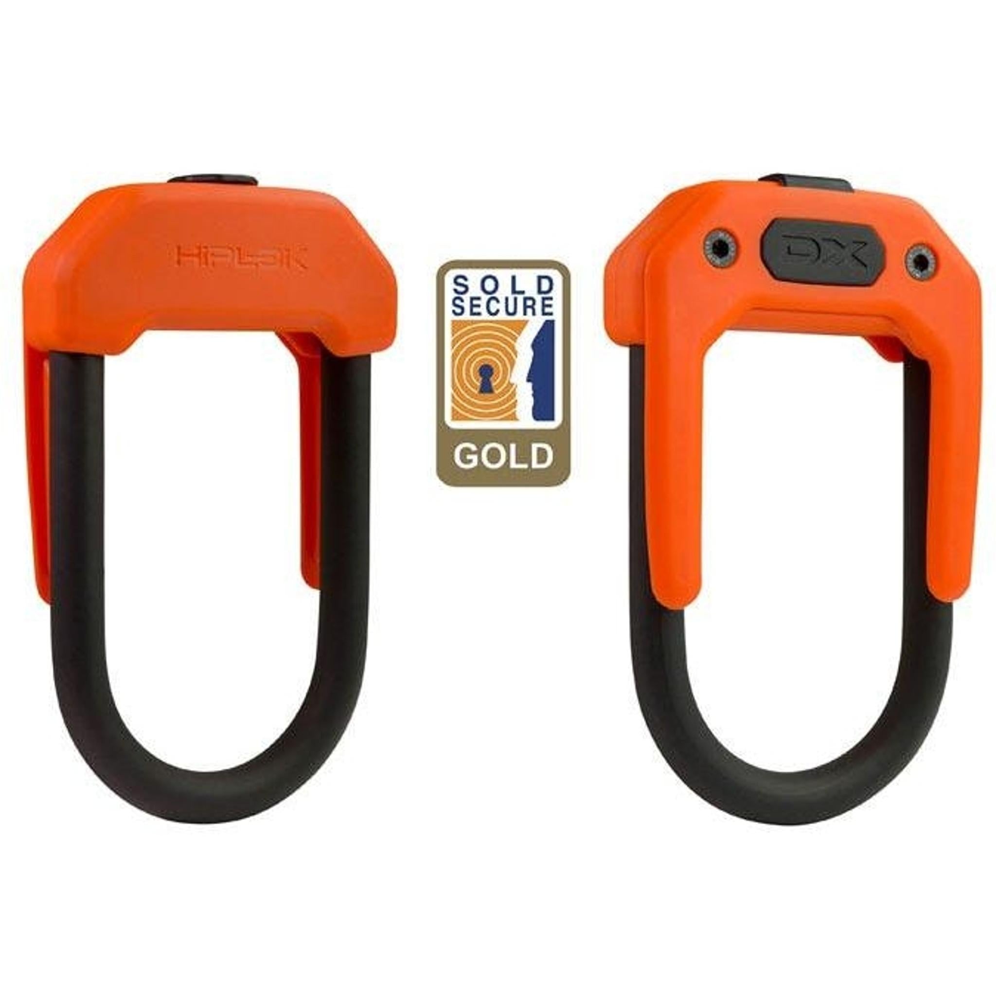 Hiplok DX Maximum Security Key D-Lock Orange