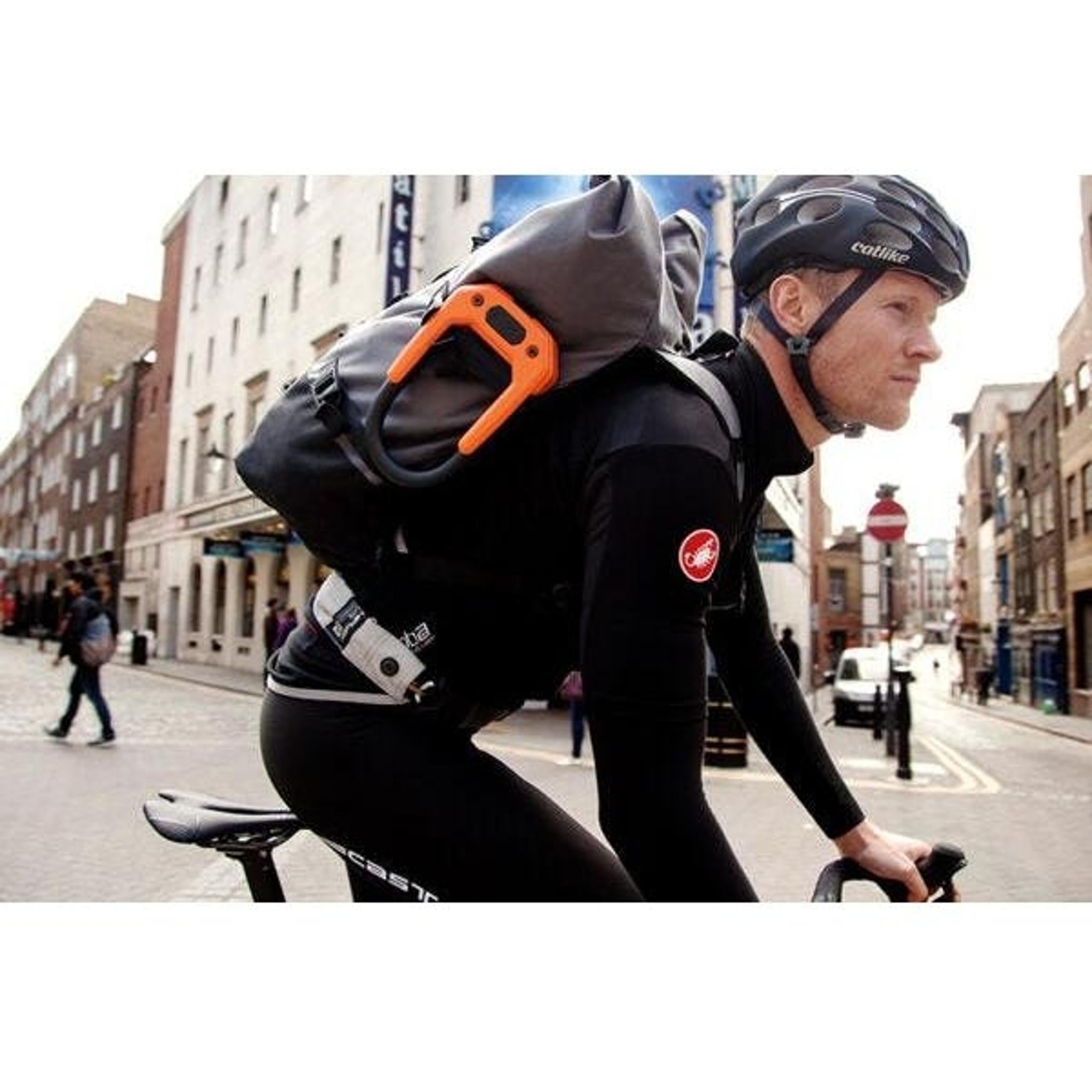 Hiplok DX Maximum Security Key D-Lock Orange