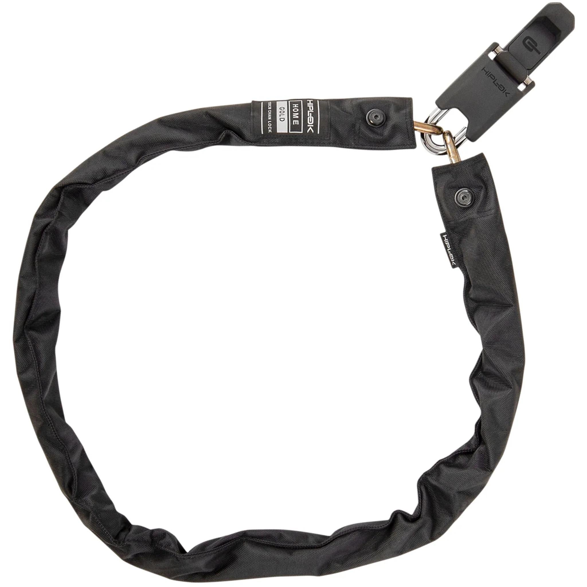 Hiplok HOME Gold Chain Key Lock Black