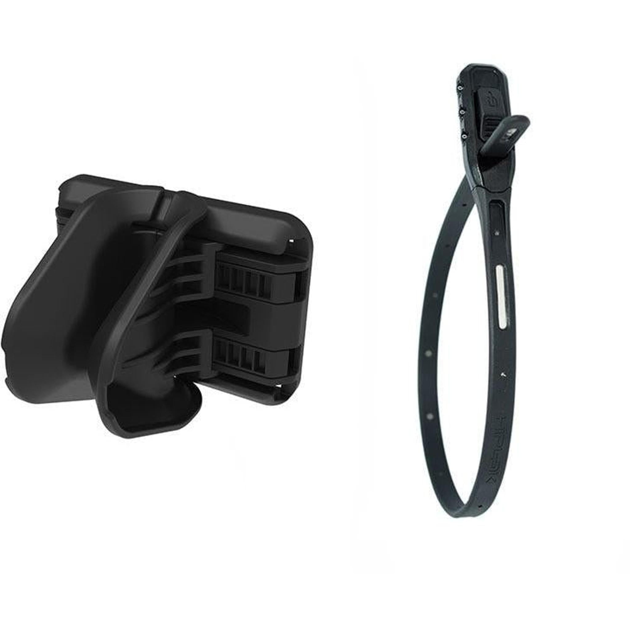 Hiplok JAW PLUS Bike Wall Rack & Z-Lok Combo Lock Black