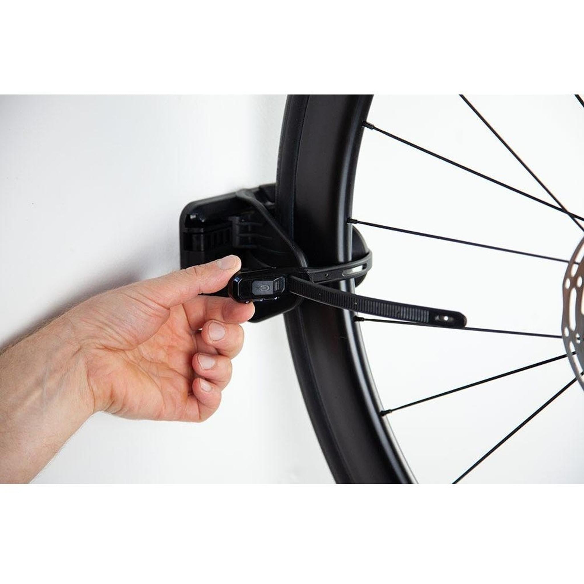 Hiplok JAW PLUS Bike Wall Rack & Z-Lok Combo Lock Black