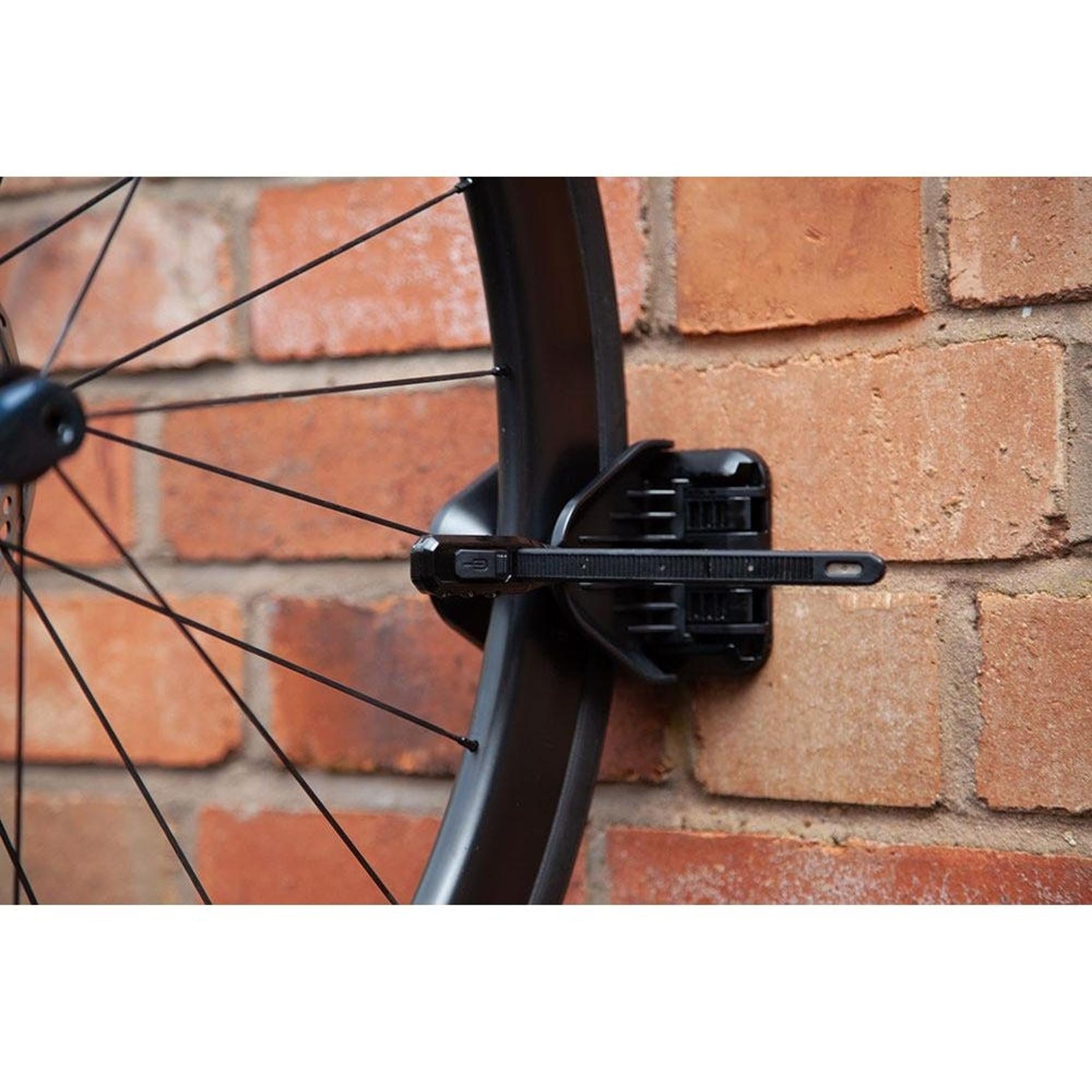 Hiplok JAW PLUS Bike Wall Rack & Z-Lok Combo Lock Black