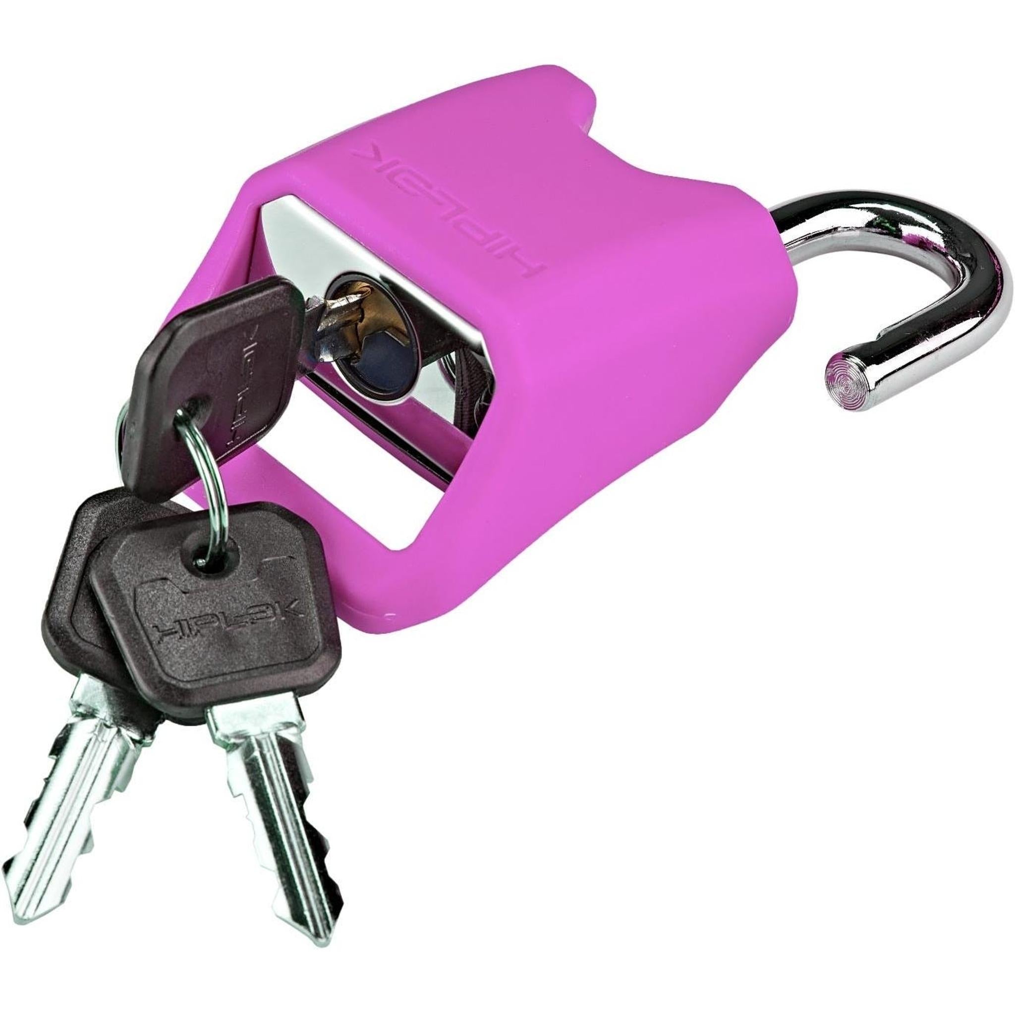 Hiplok LITE Wearable Key Chain Lock 75cm Black/Pink