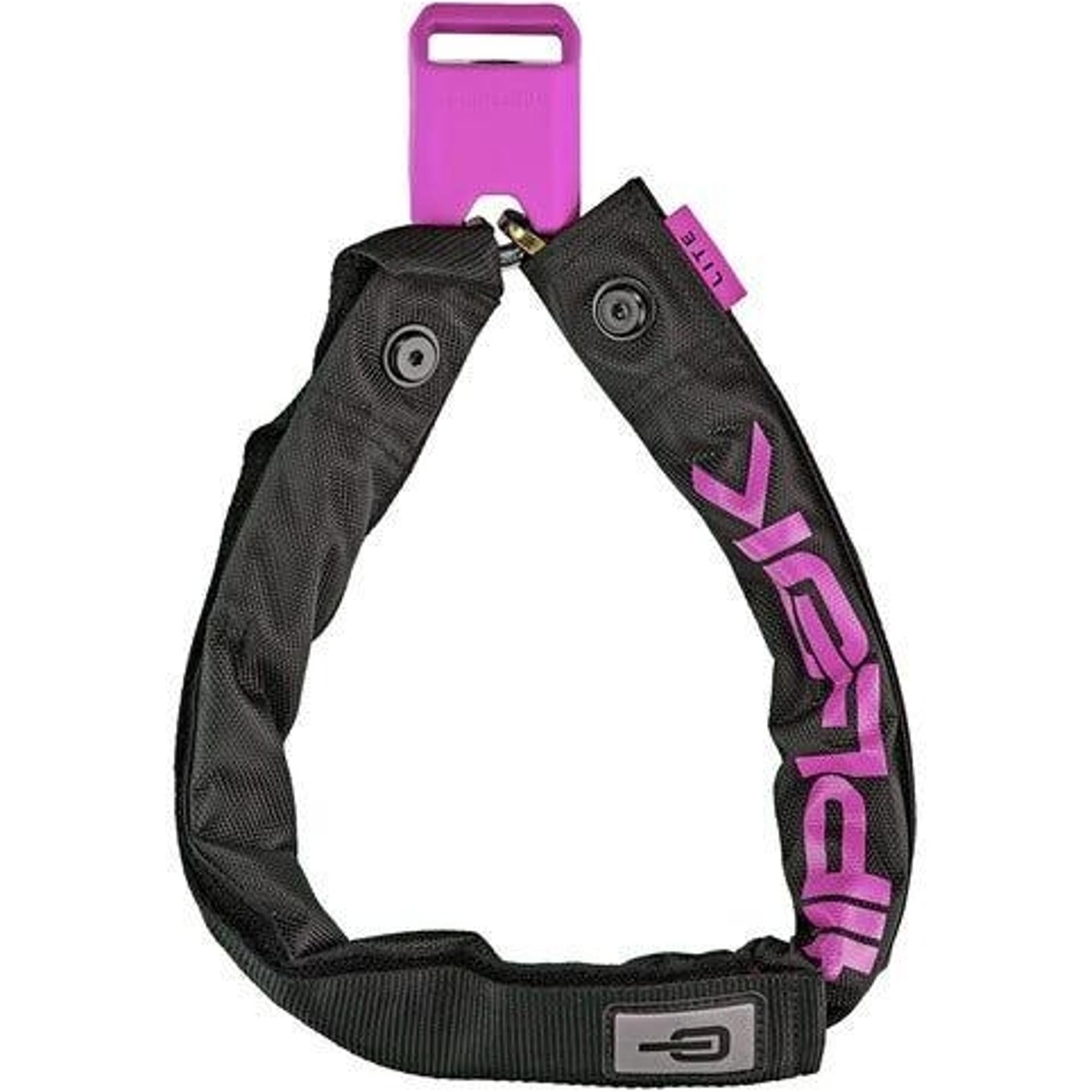 Hiplok LITE Wearable Key Chain Lock 75cm Black/Pink