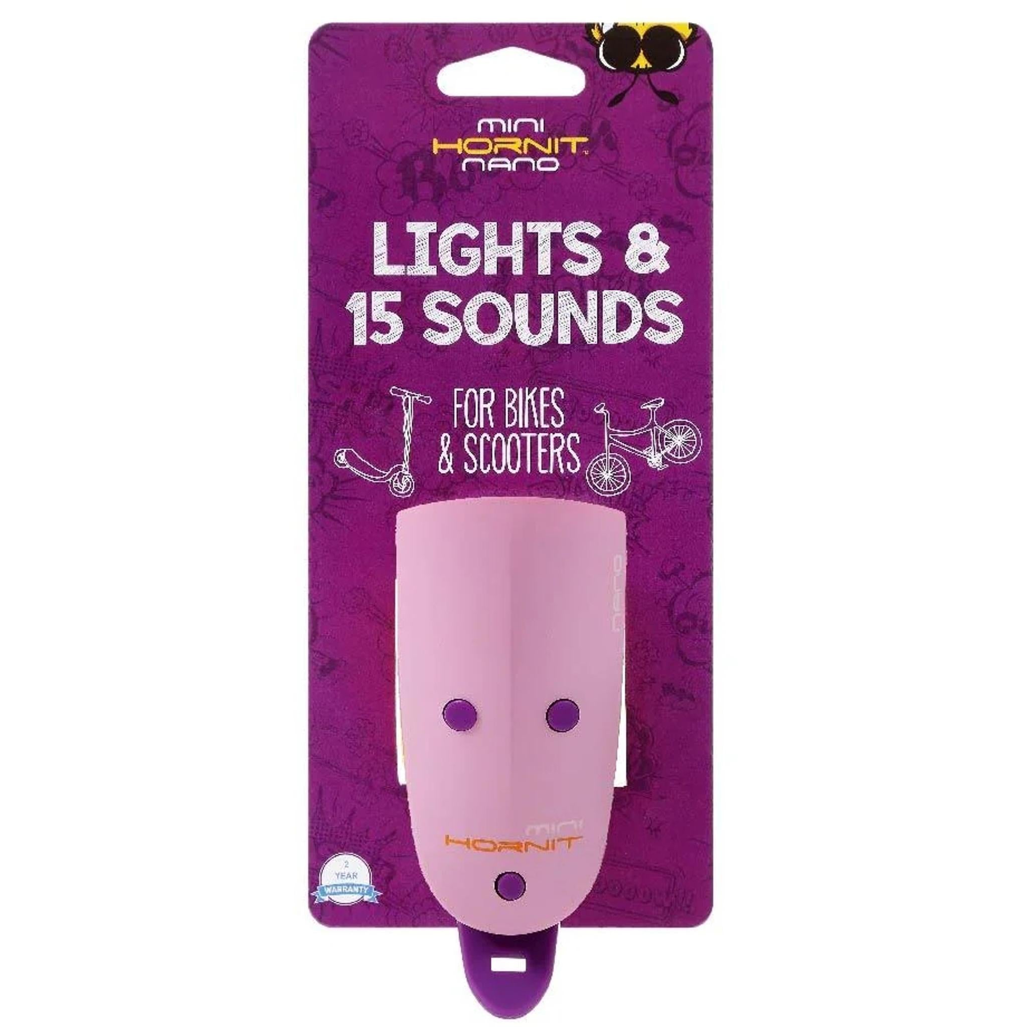 Hornit Nano Kids Light and Sounds Pink/Purple