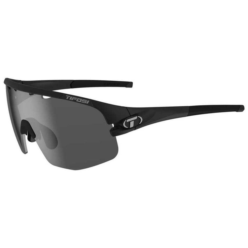 Tifosi Sledge Lite Cycling Glasses Matte Black/Smoke/AC Red/Clear Lens