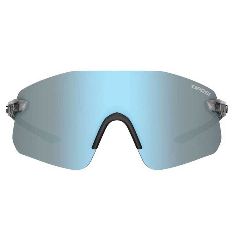 Tifosi Vogel SL Cycling Sunglasses Crystal Smoke/Smoke Bright Blue Lens