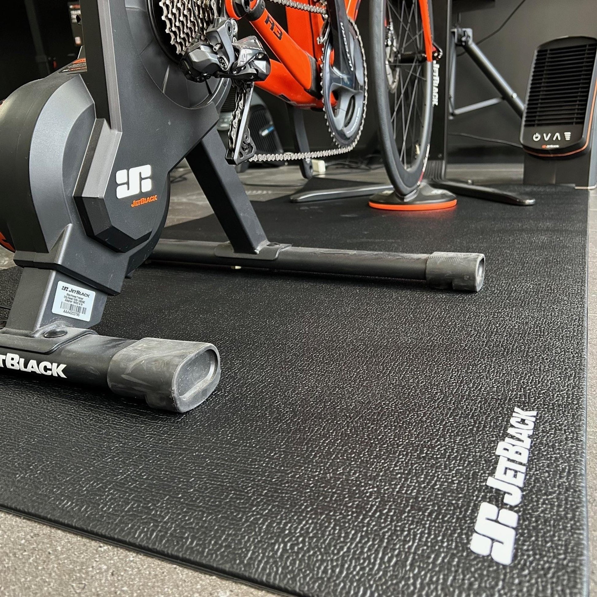 JetBlack Indoor Trainer Mat 2