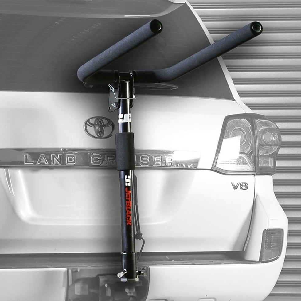 JetBlack JetRack Deluxe 4-Bike Towball Folding Rack – 99bikes.co.nz