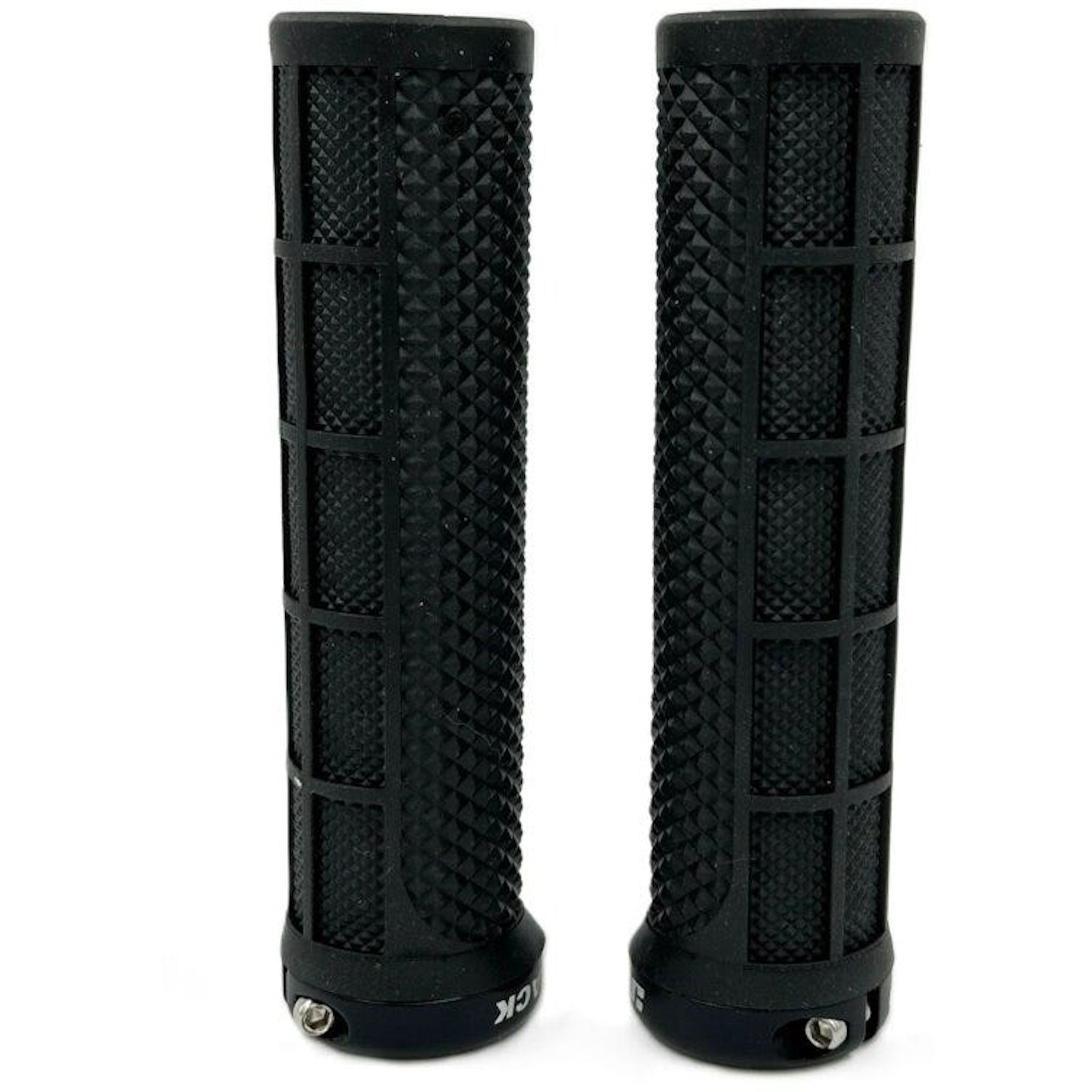 JetBlack Staple Lock On Grips Black