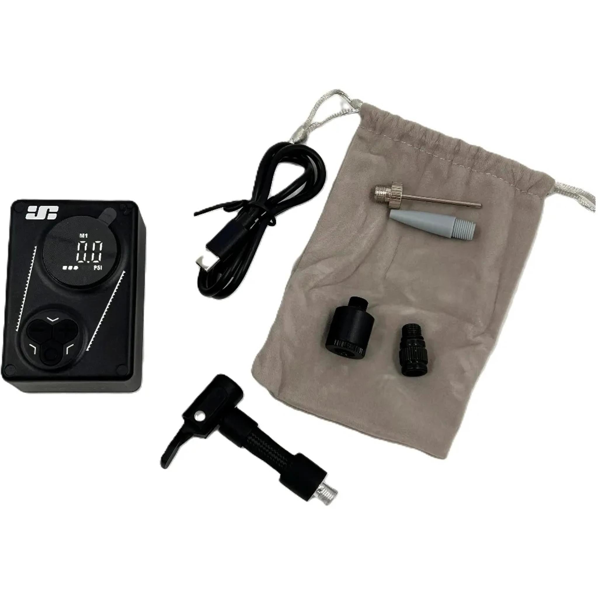 Jetblack E02+ Mini Electric Bike Tyre Pump (600mAh Battery)