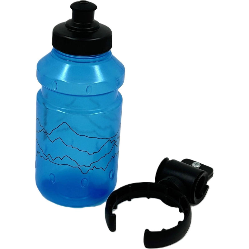 Jetblack Kids Water Bottle 350ml w/ Holder Blue