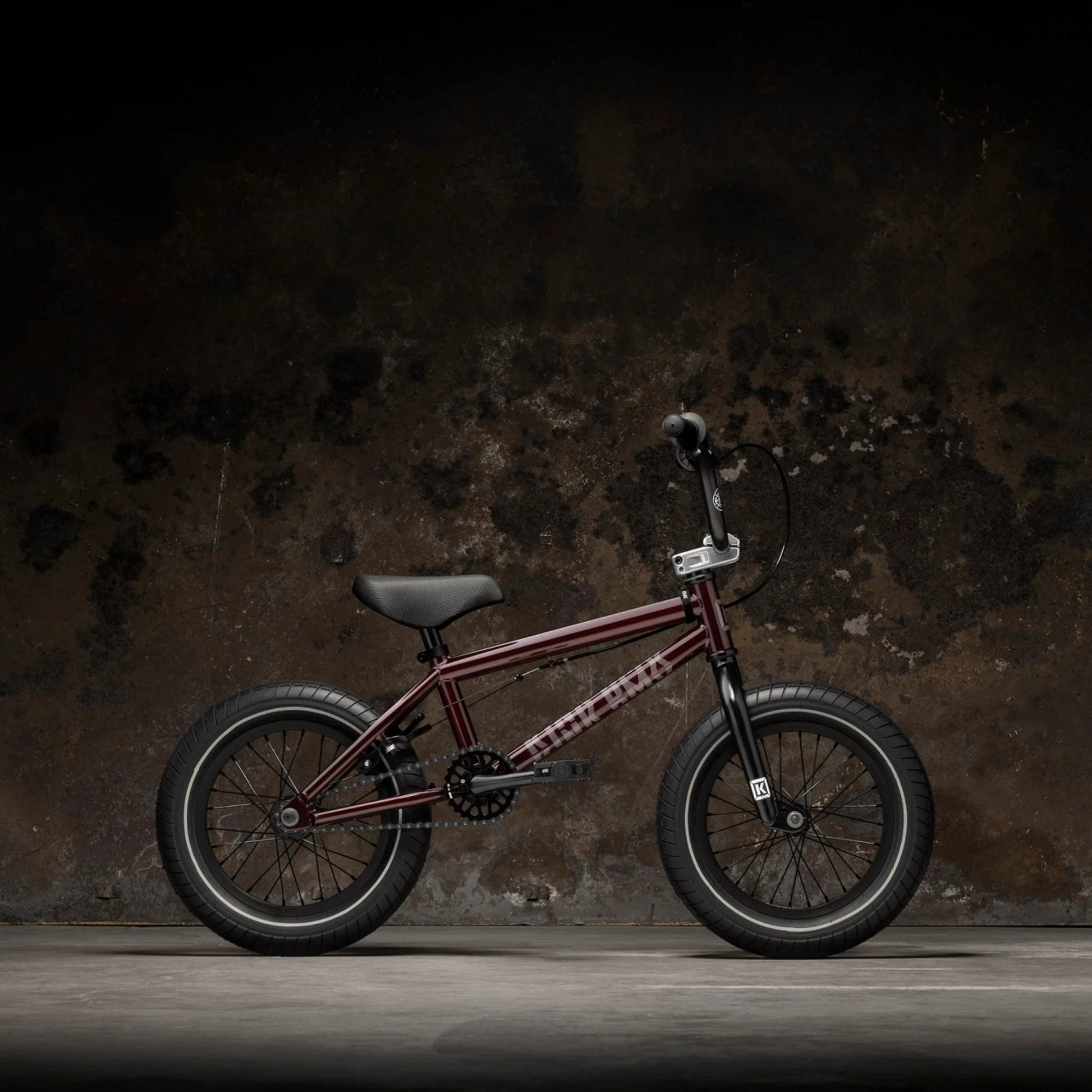 Kink Pump 14" Kids BMX Bike Gloss Digital Maroon