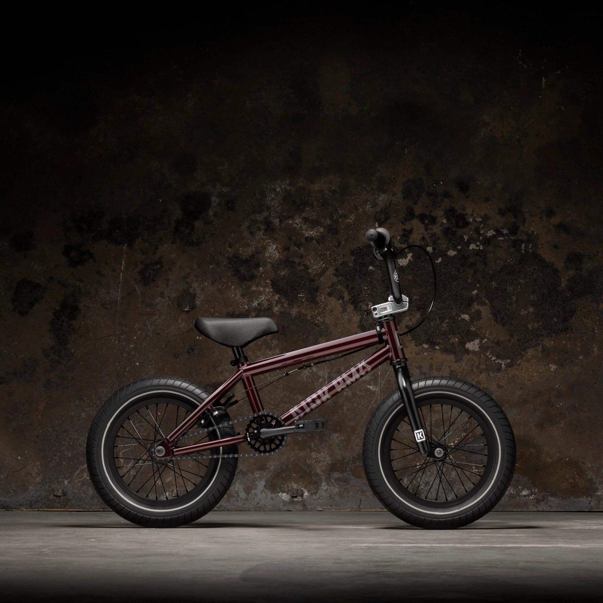 Kink Pump 14" Kids BMX Bike Gloss Digital Maroon