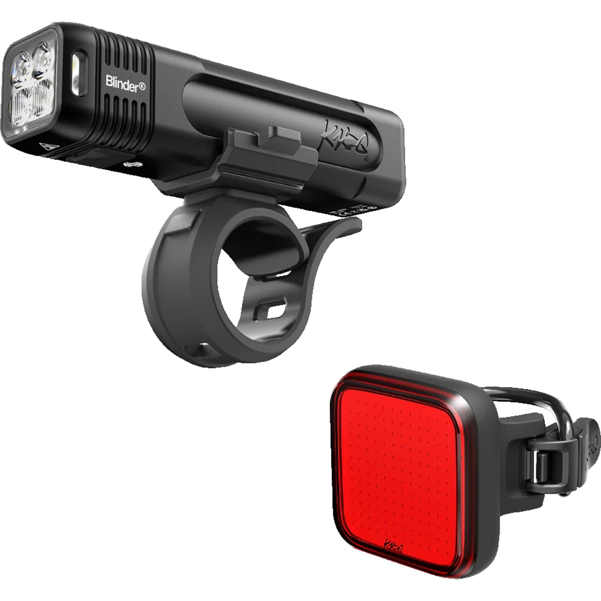 Knog Blinder/Blinder Square 1000/100 Lumens USB Light Set