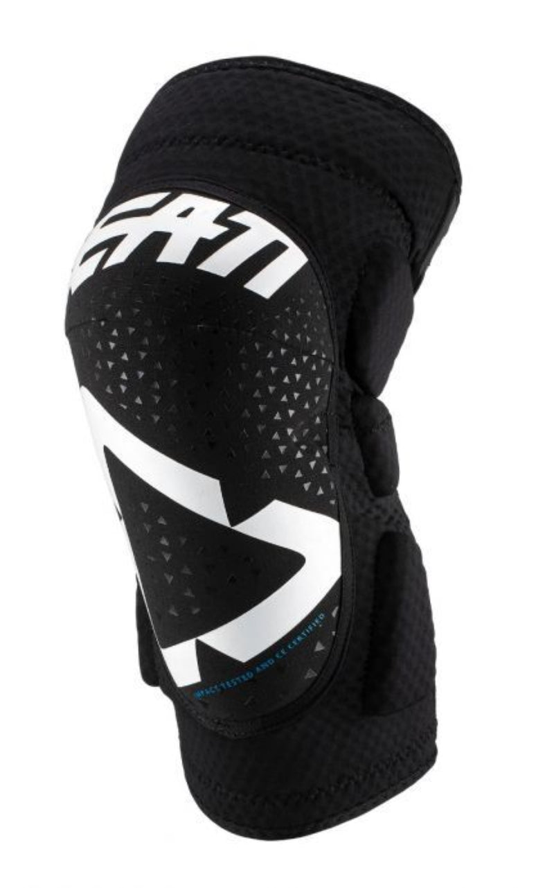 LEATT 3DF 5.0 Junior Knee Guards White/Black