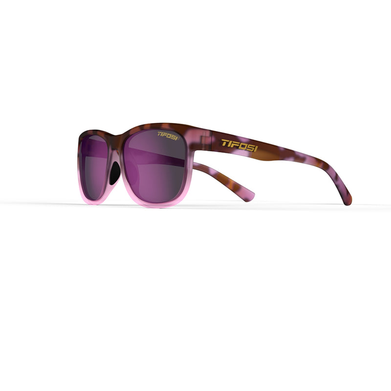 Tifosi Swank XL Sunglasses Pink Tortoise/Rose Mirror Lens