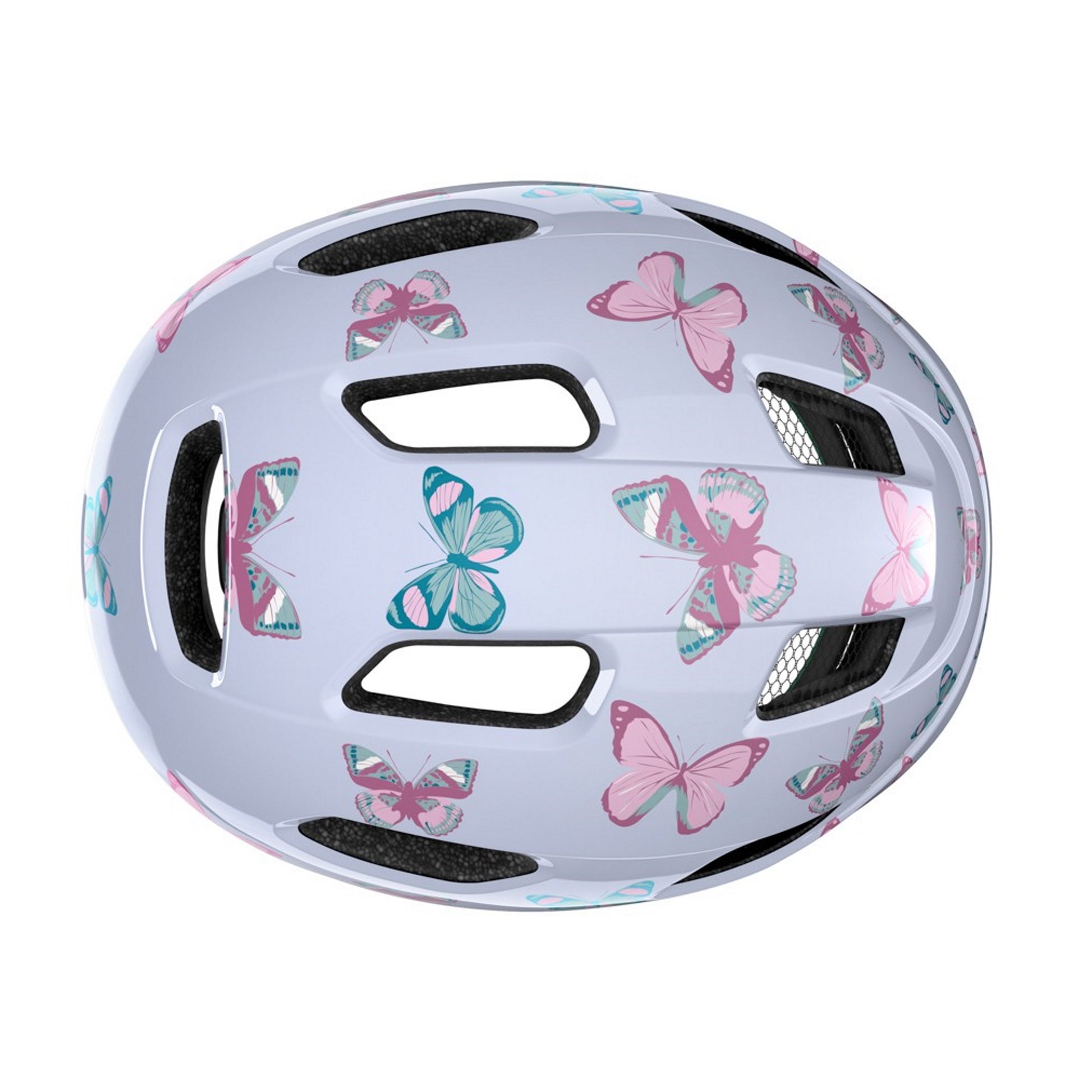 Lazer Nutz Kineticore Kid's Helmet Pink Butterflys
