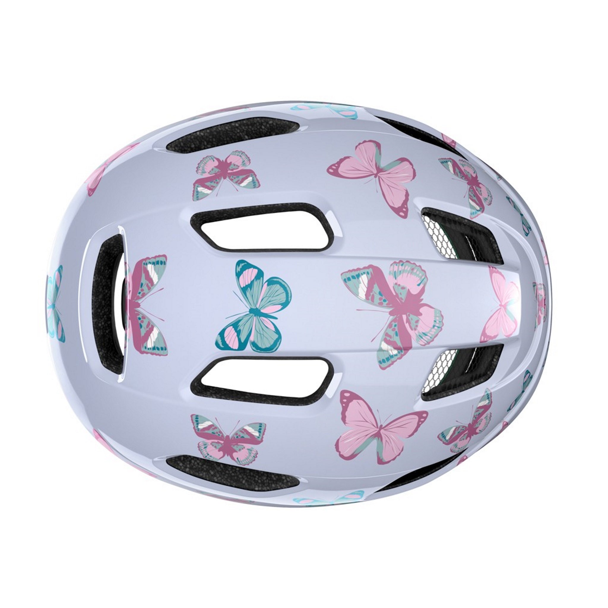 Lazer Nutz Kineticore Kid's Helmet Pink Butterflys