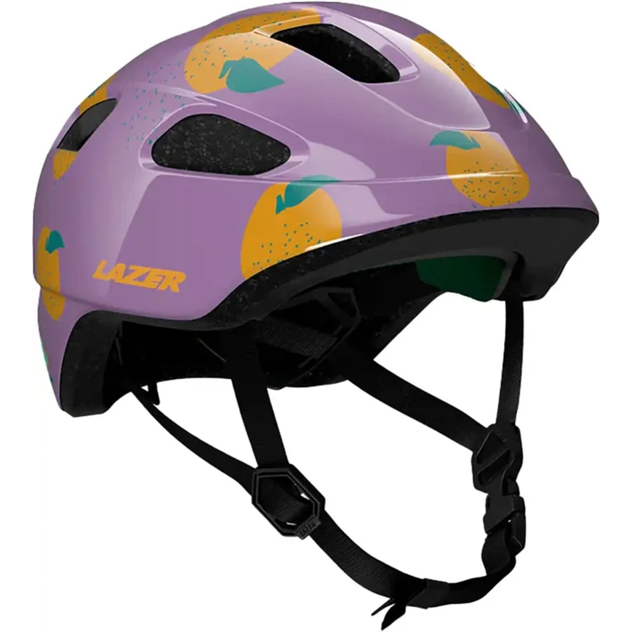 Lazer Pnut Kineticore Kids Helmet 46-52cm Purple/Oranges