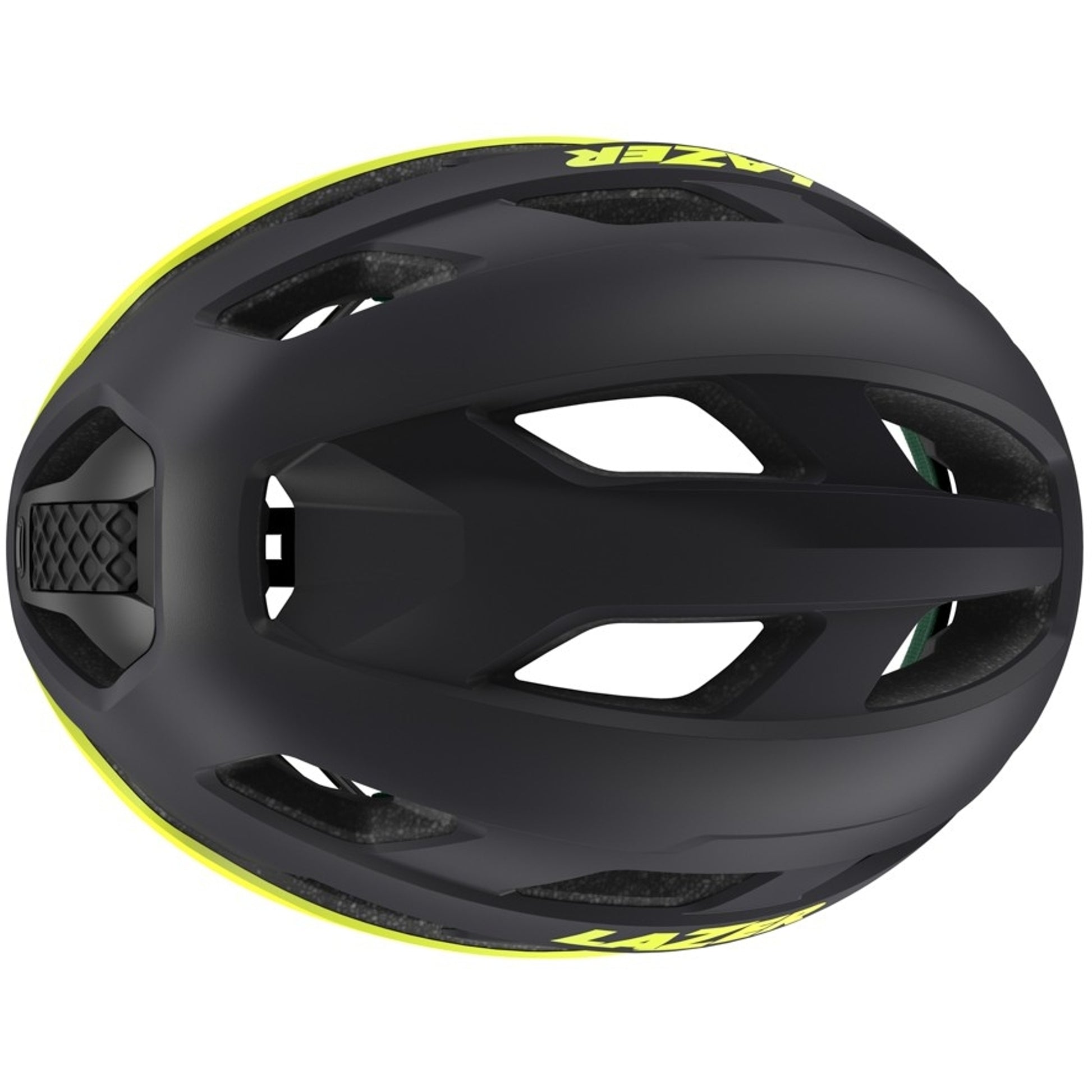 Lazer Strada Kineticore Road Helmet Matte Dark Grey/Flash Yellow