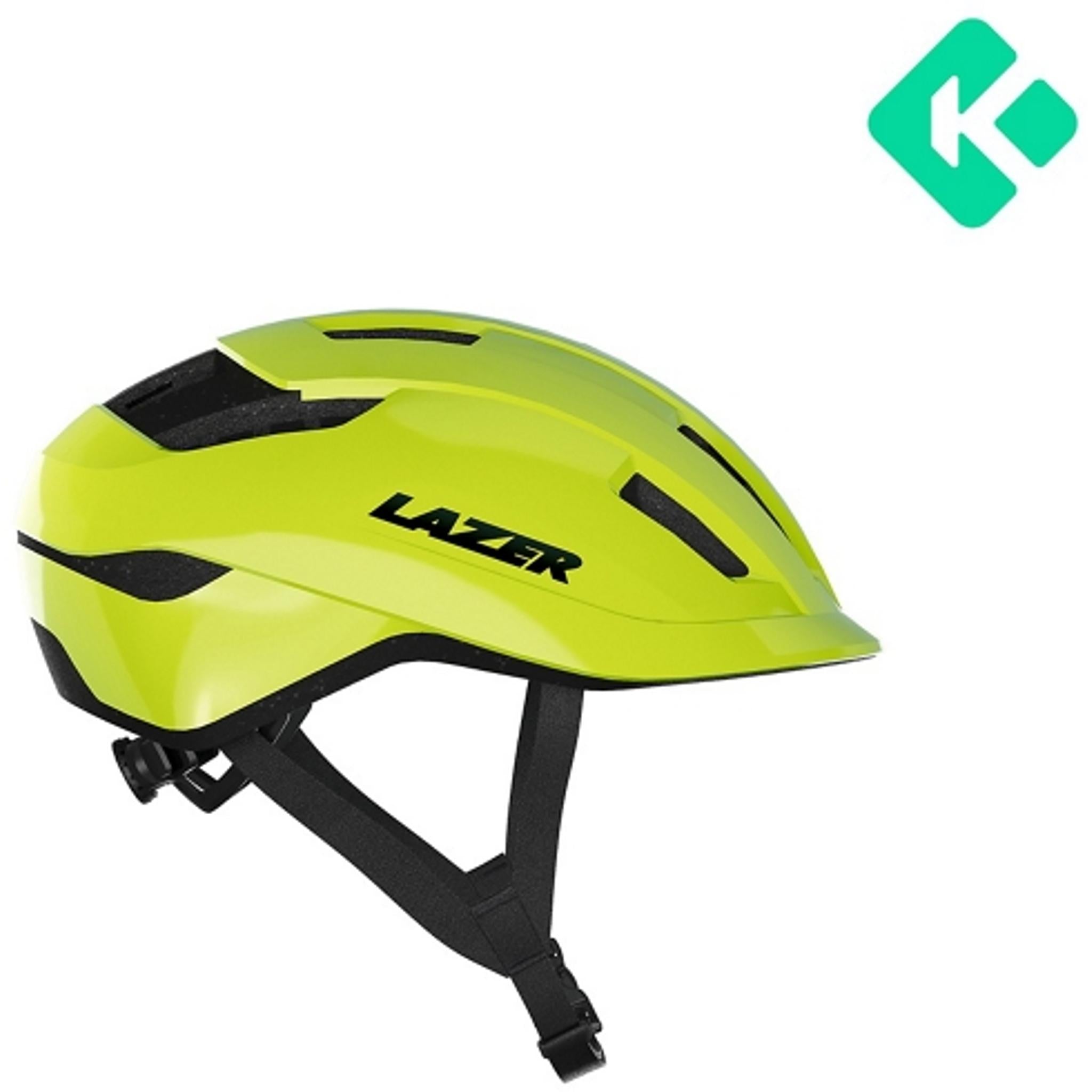 Lazer Compact Kineticore Helmet Flash Yellow UNI 54-61cm