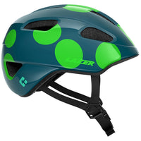 Lazer Nutz 2.0 Kineticore Kids Helmet Green Dots UNI 50-56cm