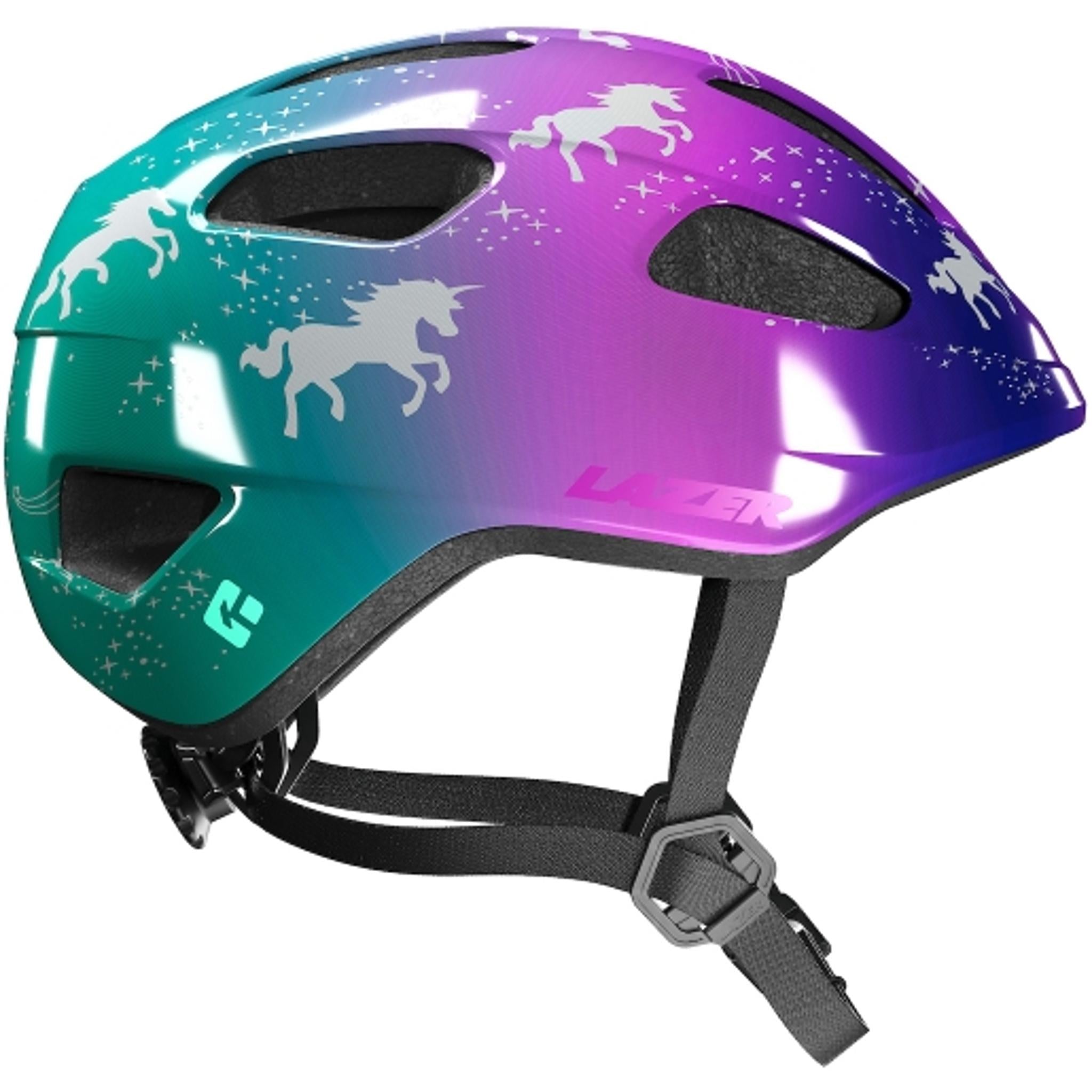Lazer Nutz 2.0 Kineticore Kids Helmet Sparkle/Unicorns 50-56cm