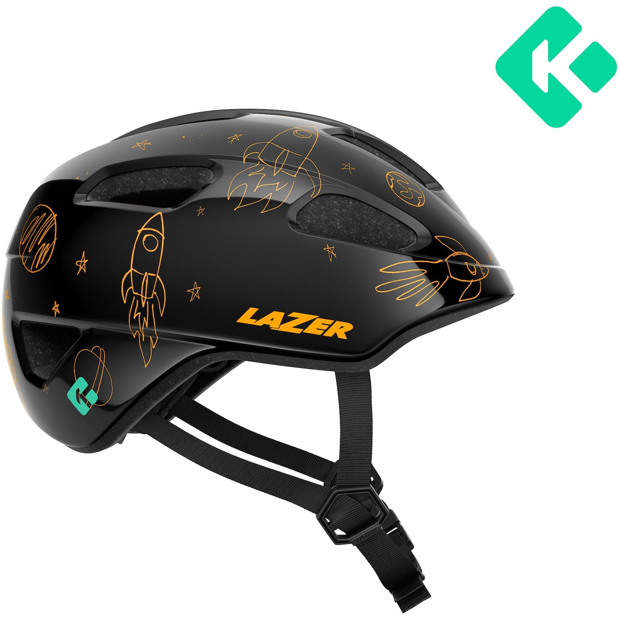 Lazer PNut 2.0 Kineticore Toddler Helmet Flying Rockets UNI 46-52cm –