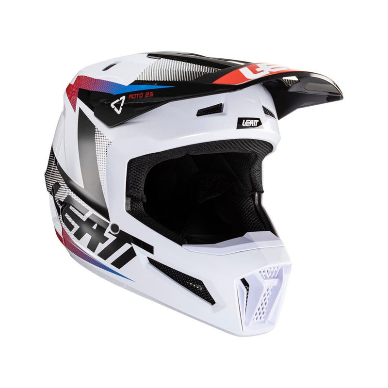 Leatt 2.5 Moto Full Face Helmet Black/White