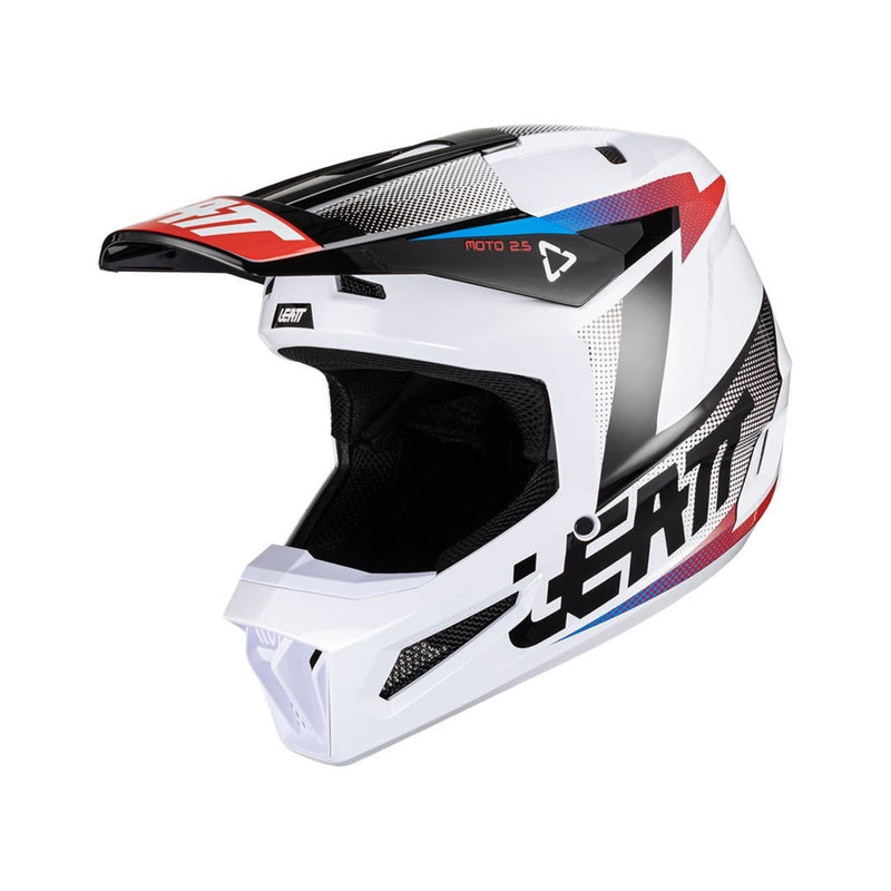 Leatt 2.5 Moto Full Face Helmet Black/White