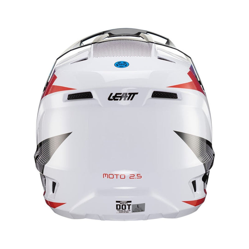 Leatt 2.5 Moto Full Face Helmet Black/White