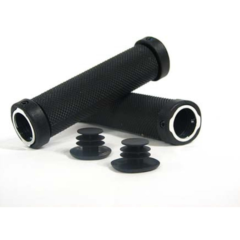 Lock On Grips File Pattern 130mm Black