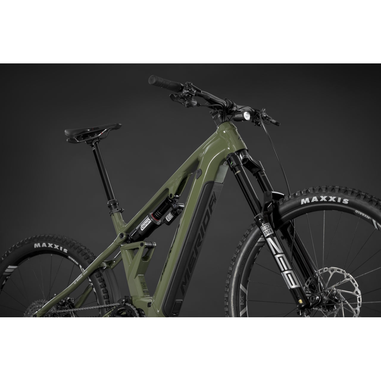 Merida eOne-Eighty 900 Electric Enduro Bike Anaconda Green/Black