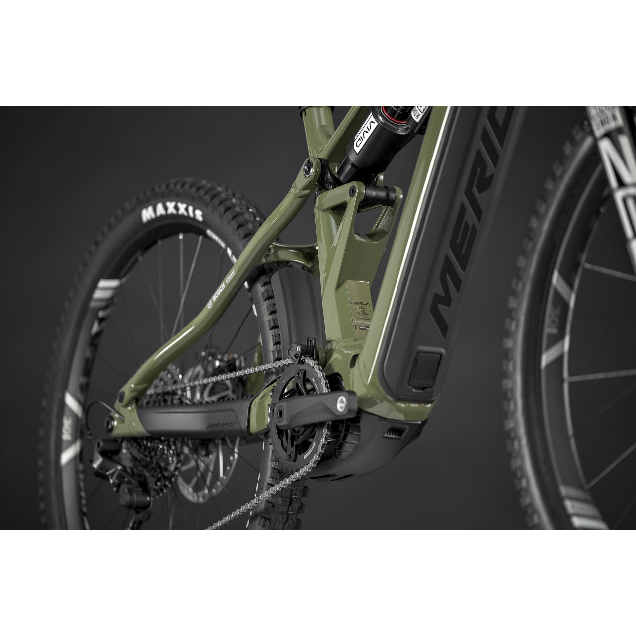 Merida eOne-Eighty 900 Electric Enduro Bike Anaconda Green/Black