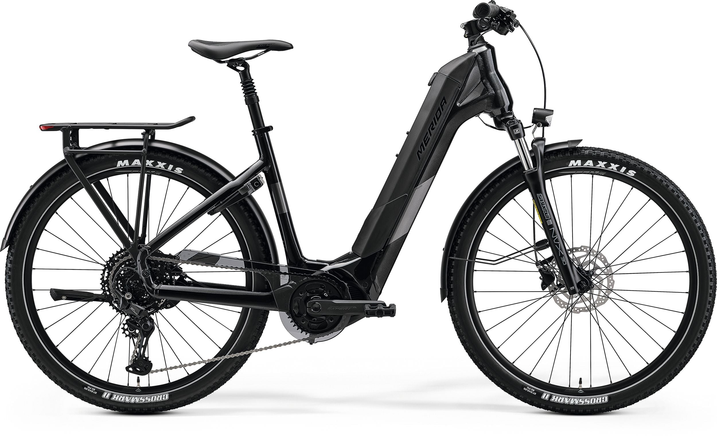 Merida eSpresso CC 575 EQ Electric Hybrid Bike Metallic Black/Gunmetal Grey